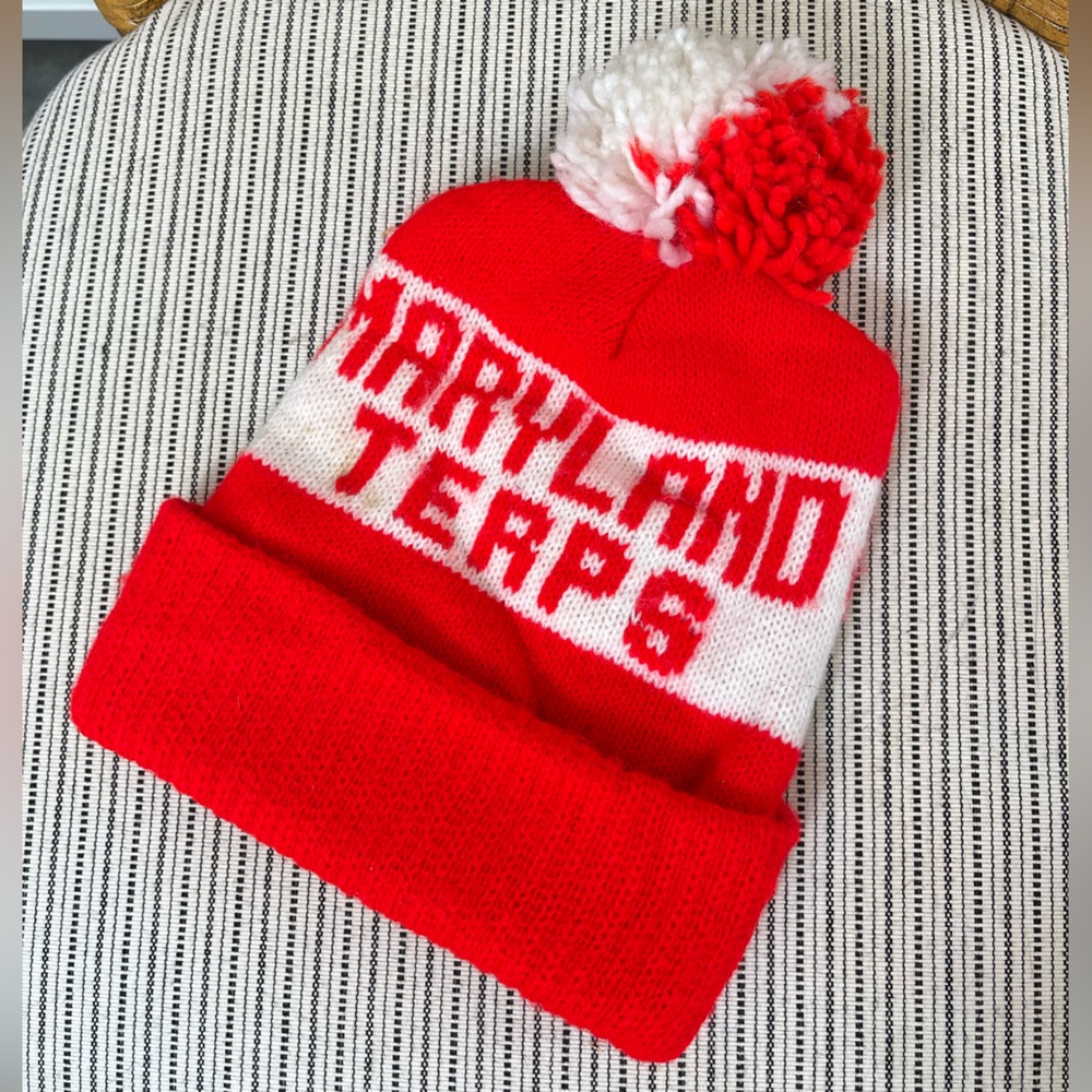 Maryland Terps Vintage Winter Hat Unisex